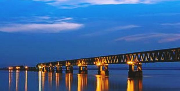 Bogibeel Bridge construction